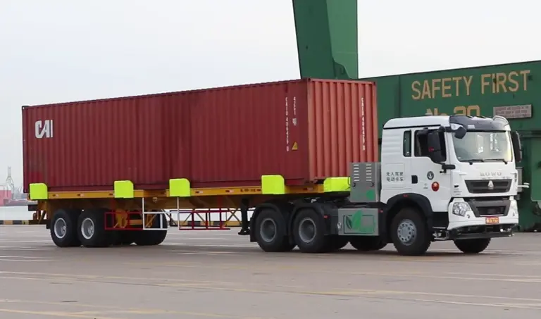 Sinotruk Howo Truck Autonomous Driving Test