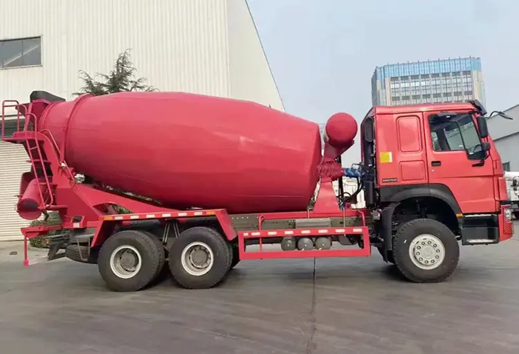 howo concrete mixer truck-2